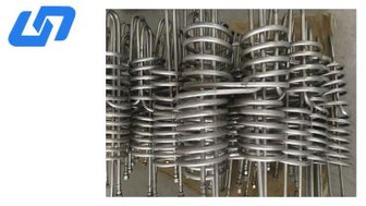 Namotana savijena cijev od titana za akvarijski isparivač